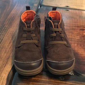 Stride Rite Washable Brown Boots - Boys Size 7.5
